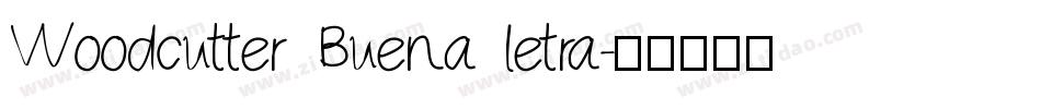 Woodcutter Buena letra字体转换